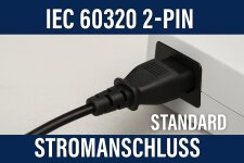 2-Pin IEC 60320 &ndash; Standardanschluss...