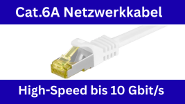 Cat.6A Netzwerkkabel &ndash; High-Speed...