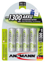 Ansmann Mignon - 1,2 Volt 1300mAh Ni-MH 4er Blister
