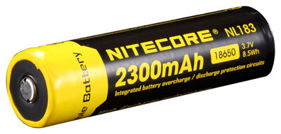 Nitecore Li-Akku - Typ 18650 - NL183 - 3,7 Volt 2300mAh Li-Ion