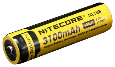 Nitecore Li-Akku - Typ 18650 - NL188 - 3,7 Volt 3200mAh Li-Ion