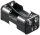 goobay - 4x AA (Mignon) Batteriehalter - Druckknopf