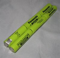 Akkupack für Notbeleuchtung - L2x3 - 7,2 Volt 600mAh Ni-CD - Hochtemperatur
