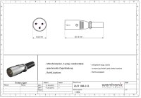 goobay - Mikrofonstecker - 3 Pin / XLR - Stecker - mit...