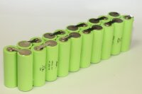 Akkupack - KR-7000F - Cadnica F - 24 Volt 7000mAh Ni-CD - 2x10 Zellen