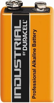 DURACELL Industrial - 6 LR 61 D / 9 Volt Block - 9 Volt Alkaline - 10er Box