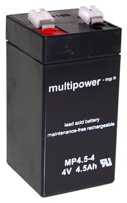 Multipower - MP4.5-4 - 4 Volt 4500Ah Pb