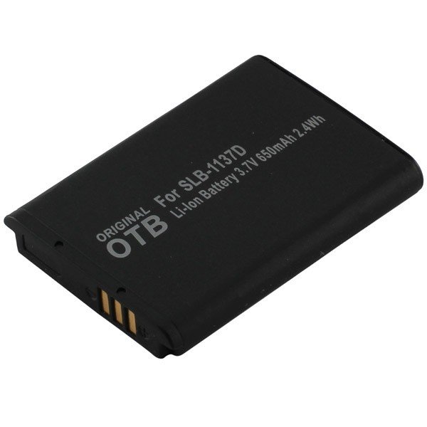 OTB - Ersatzakku kompatibel zu Samsung SLB-1137D - 3,7 Volt 650mAh Li-Ion