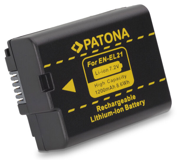 Ersatzakku - Nikon EN-EL21 - 7,2 Volt 1200mAh Li-Ion