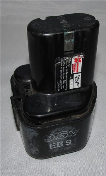 Akkureparatur - Zellentausch - Würth EB9 / EB914i - 9,6 Volt Akku