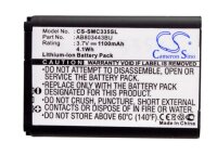 Ersatzakku - CS-SMC335SL - Samsung AB803443BU / GT-C3350 - 3,7 Volt 1100mAh Li-Ion