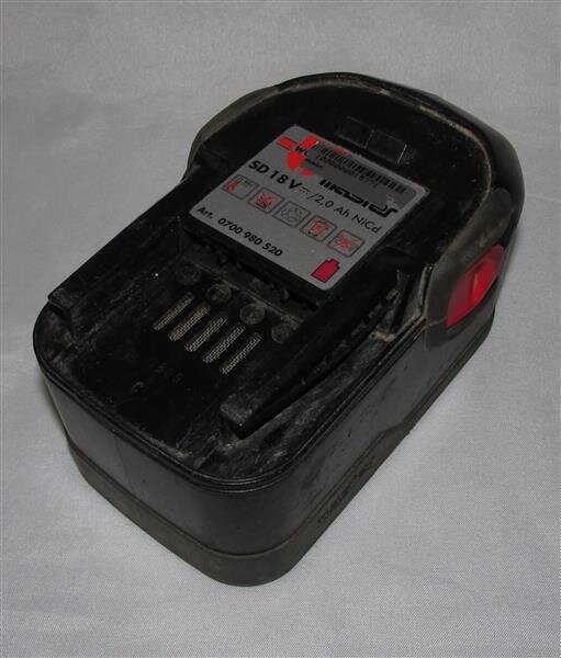 Akkureparatur - Zellentausch - Würth master SD 18 V / 0700980520 - 18 Volt Akku