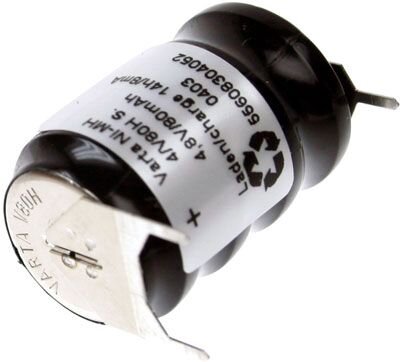 Varta - Akkupack 4/V80H - 4,8 Volt 80mAh Ni-MH - Print 2/1 pin ++/-