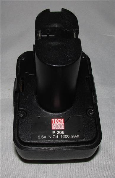 Akkureparatur - Zellentausch - TECHLINE P 206  - 9,6 Volt Akku