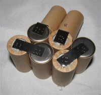 Akkupack für TECHLINE P 206 - 9,6 Volt zum Selbsteinbau