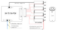 ANNPower - BMS - 041-7S-15A-02N22 - 70 x 51,5 x 11mm - 29,4 Volt 7S / 15A