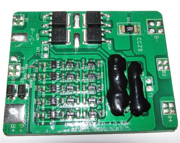 BMS - 039-5S-8A-01N22-08G3P - 63 x 50 x 5mm - 18 Volt 5S / 8A