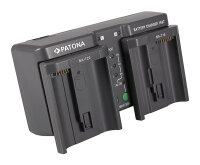 Dual Ladegerät - Canon / Nikon EN-EL18 EN-EL4 LP-E4 BA-T10 BA-T20 MH-26