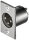 Mikrofon-Einbaustecker, 3 Pin<br>