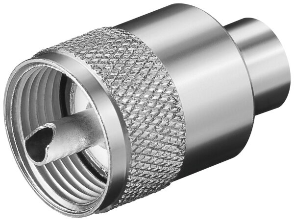 UHF-Stecker für max. 6 mm Kabel<br>RG 59/U