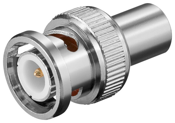 BNC-Endwiderstand - 75 Ohm<br>mit Metallkappe und Gold-Pin