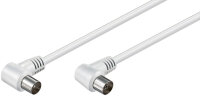 Gewinkeltes Antennenkabel (<70 dB), 2x...