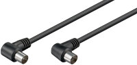 Gewinkeltes Antennenkabel (<70 dB), 2x...