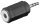Kopfhörer Adapter, AUX Klinke 2,5 mm zu 3,5 mm - Klinke 2,5 mm Stecker (3-Pin, stereo) > Klinke 3,5 mm Buchse (3-Pin, stereo)