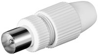 goobay - Koax-Quick-Stecker mit Klemmbefestigung