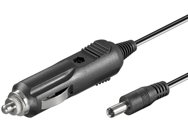 goobay - KFZ / Auto Zigarettenanzünder Kabel auf DC-Hohlstecker, 12 V, 1,8m