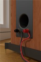 goobay - Lautsprecherkabel rot/schwarz CU - 10 m Rolle, Querschnitt 2 x 0,5 mm²