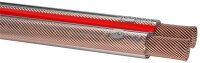 goobay - Lautsprecherkabel transparent CU - Rolle 25m - Querschnitt 2 x 0,5 mm²