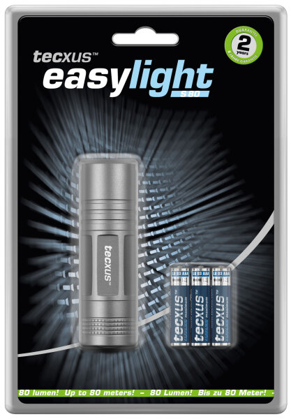 tecxus - easylight S80 - Vielseitige LED Taschenlampe