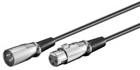 goobay - XLR-Anschlusskabel - XLR-Stecker (3-Pin) >...