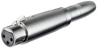 XLR Adapter; AUX Klinke 6,35 mm Buchse zu XLR Buchse