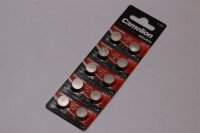Camelion - LR44 / A76 / AG13 / 1166A / LR1154 / 303 / 357 - 1,5 Volt 158mAh AlMn - 10er Blister