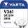 Varta - V361 / SR 721 W - 1,55 Volt 18mAh AgO - Silberoxid-Knopfzelle SR58 für Uhren und Kleingeräte