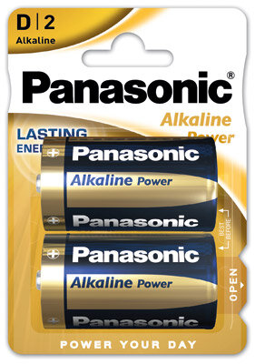 Panasonic ALKALINE POWER - Mono D / LR 20 - 1,5 Volt Alkali - 2er Blister