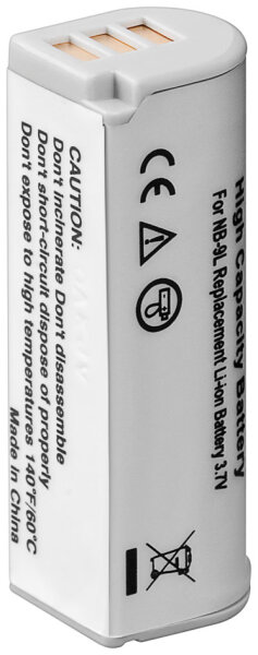 goobay - Ersatzakku - Canon NB-9L - 3,7 Volt 700mAh Li-Ion