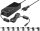 goobay - 90W Notebook-Netzteil inkl. 1x USB- und 8x DC-Adapter, 12 V - 22 V bis max. 6 A
