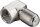 Winkeladapter: F-Stecker > F-Buchse 90°