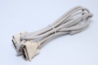 DVI Monitorkabel vernickelt - DVI Stecker (19-polig)