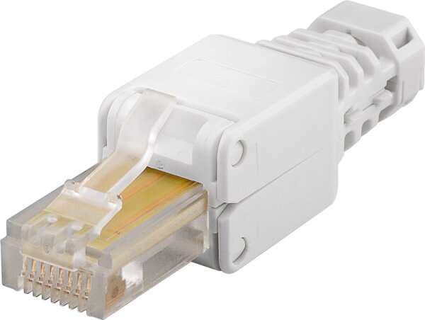 goobay - Werkzeugfreier RJ45 Stecker CAT 5e UTP ungeschirmt