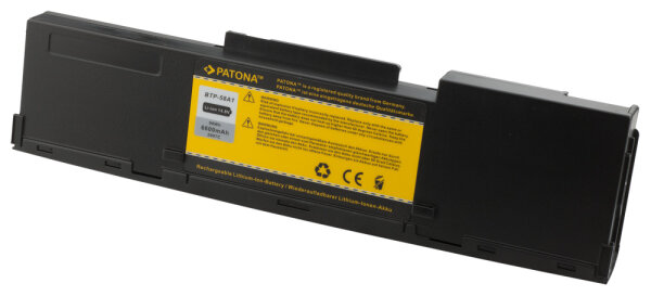 Ersatzakku - Acer TravelMate 240, 242, 250 (BTP-58A1) - 14,8 Volt 6600mAh Li-Ion