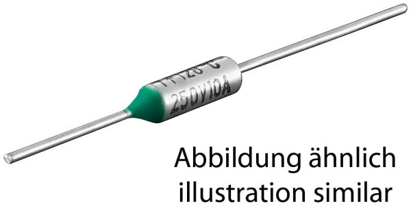 fixPOINT - TS 240-10 A - Temperatursicherung - Abschalttemperatur 240° - (4,2 x 11,6 mm)