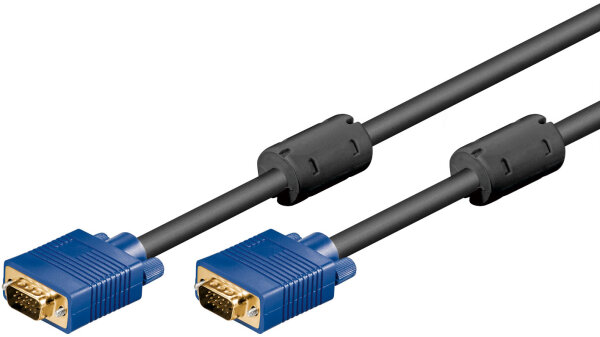 Full HD SVGA Monitorkabel, vergoldet - VGA-Stecker (15-polig) > VGA-Stecker (15-polig)