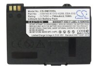 Ersatzakku - CS-SMC55SL - Siemens EBA-510 / A51 / C55 / MC60 / S56 - 3,7 Volt 750mAh Li-Ion