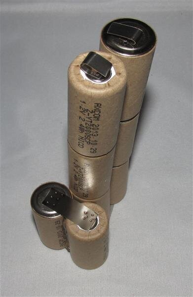 Akkupack für AEG P9.6 325100 - 9,6 Volt zum Selbsteinbau