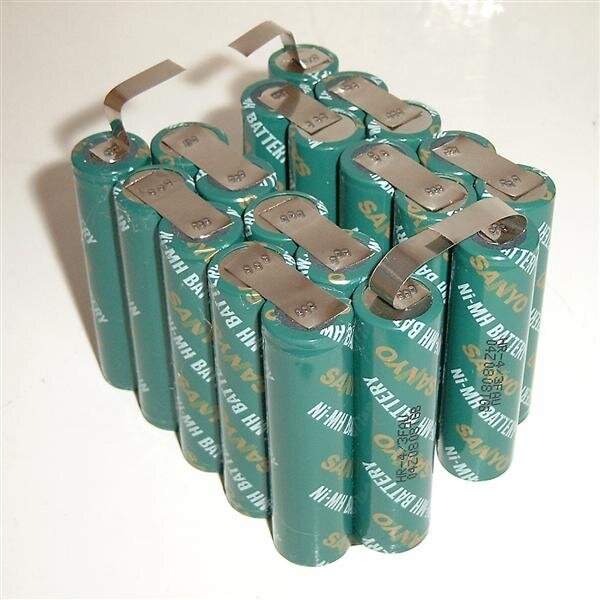 Akkupack für Makita BH2433 - 24 Volt zum Selbsteinbau