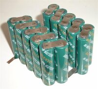 Akkupack für Makita BH2433 - 24 Volt zum Selbsteinbau